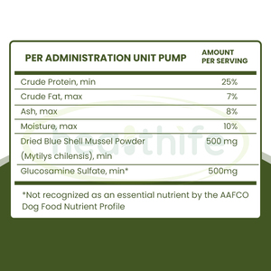 Suplemento para Cadera y Articulaciones de Perros de Doble Acción Healthife OEM, Polvo de Mejillón de Labios Azules y Glucosamina para Mascotas - Product Image 3