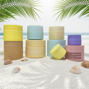 Tarros de Crema Esmerilados Personalizados de 30g, 50g, 60g, 100g, Tarro de Vidrio Ámbar Redondo para Crema Facial con Tapa - Product Image 2