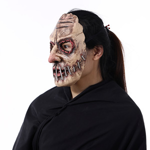 Maschera di Halloween in Lattice 3D Morbido con Bocca Terribile e Cicatrici, Maschera Spaventosa per Cosplay e Feste a Tema Terror - Product Image 3