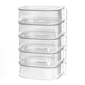 Multi Layer Food Cover Cylinder Clip On Dustproof Storage Container For Kitchen Leftovers Dishes - Product Image 5