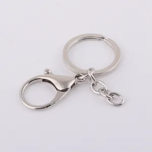 Metal Lobster Clasp With Flat Key Ring Keychain For Gifts Accessories Key Chain