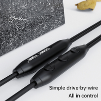 Écouteurs intra-auriculaires filaires magnétiques en métal avec pilote dynamique 3,5 mm, câble de 1,2 m, commande filaire, qualité sonore HD pour téléphone portable