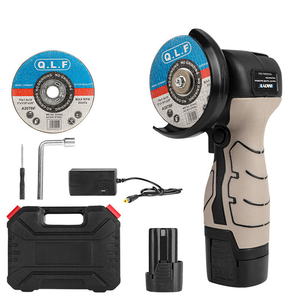 Mini-meuleuse d'angle sans fil 12V de qualité industrielle pour bricolage, avec batterie au lithium, interrupteur à palette, disque de 76 mm, 19500 tr/min pour la découpe - Vente en gros - Product Image 1