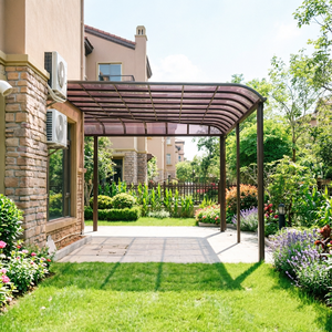 Tettoia per Auto in Alluminio Riciclabile, Moderna e Personalizzabile, Impermeabile, Facile da Montare, per Giardino e Parcheggio Esterno - Product Image 3
