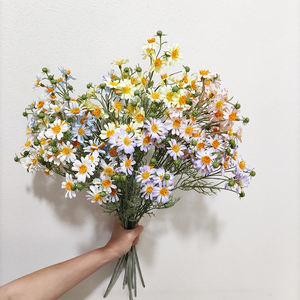 Bunga aster palsu liar krisan, bunga aster sutra ibu untuk dekorasi pernikahan rumah - Product Image 1