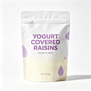 Custom Printed Stand Up Pouch Resealable Zipper Plastic Packaging <b>Bag</b> With Window for Food - Product Image 1