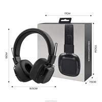 Casque Bluetooth 5.3 personnalisé avec logo, sans fil, pliable, circum-auriculaire, pour cours en ligne, réunions de bureau, vente en gros