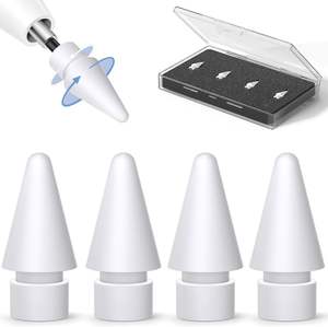 Puntas de Repuesto para <span class=keywords><strong>Apple</strong></span> <span class=keywords><strong>Pencil</strong></span> 1:1, Accesorios de Puntas Mejoradas Compatibles con <span class=keywords><strong>Apple</strong></span> <span class=keywords><strong>Pencil</strong></span>, 2 Piezas/4 Piezas - Product Image 1