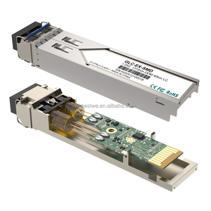 ตัวรับส่งสัญญาณ SFP 1310nm แบบ Single-Mode พร้อมหัวต่อ LC แบบสองพอร์ต ระยะ 40 กม. โมดูล SFP ตัวรับส่งสัญญาณไฟเบอร์ออปติก - Product Image 1