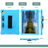 Nouvelle coque de protection en silicone A16 rotative anti-chute épaissie pour tablette iPad 10,9 pouces et iPad Pro 11 pouces (modèle exclusif)