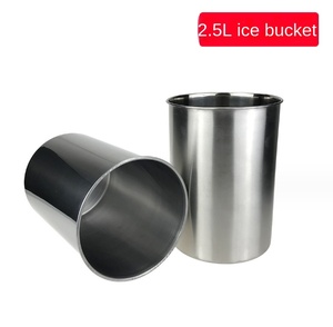 Support à ustensiles DFC1204 en acier inoxydable brossé, support pour pot alimentaire, seau à glace pour refroidir la bière - Product Image 2