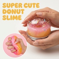 Fournisseur OEM en gros de jouets sensoriels, cadeau surprise de Noël avec slime en forme de beignet mignon pour cadeau de rentrée scolaire en gros