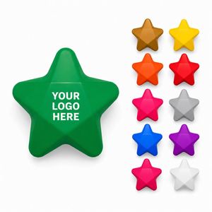 Custom logo Events Schools Brand Giveaways PU Foam Star Stress Relief Toy Soft Slow <b>Rebound</b> Squeeze Star Promotional Gift - Product Image 1