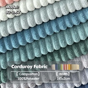 Tissus de canapé en polyester doux de haute qualité 100% polyester, <span class=keywords><strong>tissu</strong></span> en <span class=keywords><strong>velours</strong></span> <span class=keywords><strong>côtelé</strong></span> pour rembourrage de canapé, <span class=keywords><strong>tissu</strong></span> en <span class=keywords><strong>velours</strong></span> pour rembourrage de canapé - Product Image 3