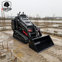 Mini-chargeuse compacte à direction par dérive, directement de l'usine, 25 CV, 35 CV, moteur Kubota, petite chargeuse compacte à direction par dérive pour la maison et le jardin