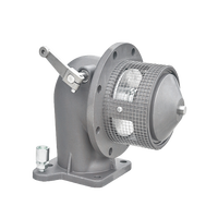 Penjualan Langsung Pabrik Katup Bawah Darurat Manual Aluminium Alloy 4 Inch Square Flange