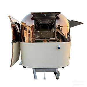 Carrito de Comida Móvil Comercial de Acero Inoxidable de Cuatro Ruedas para Hot Dogs, Helados y Comida Rápida - Product Image 2