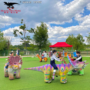 Parc d'attractions réaliste en plein air, voiture à <span class=keywords><strong>dinosaure</strong></span>, à piles - Product Image 4