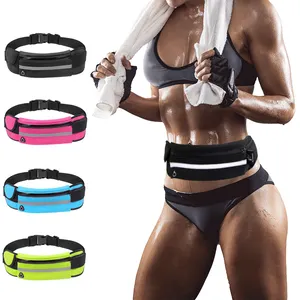 Running Belt Waist Pack Water Resistant Runners Belt Fanny Pack for Hiking Fitness Adjustable Running Pouch for Phones