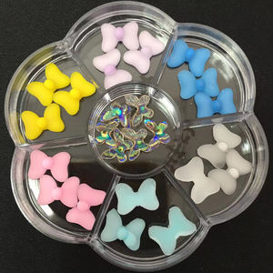 Décorations d'ongles 3D, boite de 10 pièces, breloques, Kawaii, tendance, coréen et japonais, résine mixte, accessoires de manucure de styliste - Product Image 4