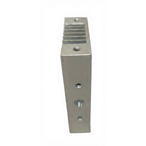 บล็อกยึดอะลูมิเนียมทรงสี่เหลี่ยมผลิตด้วยเครื่อง CNC, ชิ้นส่วนแผ่นยึดแบบเจาะรูหลายรูตามสั่ง - Product Image 5