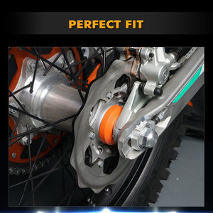 NICECNC 2 pièces Bouchons de roulement de roue arrière pour <span class=keywords><strong>KTM</strong></span> 125 150 SX 250 <span class=keywords><strong>350</strong></span> 450 SXF XCF 2003-2011 <span class=keywords><strong>2012</strong></span> - Product Image 2