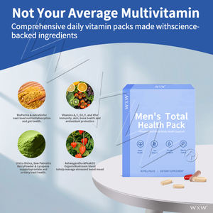 Kişiye Özel Erkekler İçin Toplam Sağlık Hap Paketleri Erkek Sağlığı Kapsülleri Bağırsak Dengesini Destekler Kas Destekleyici Takviye - Product Image 4