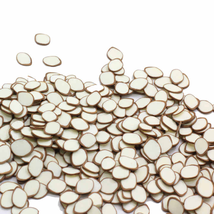 5mm Coconut Slices Polymer Clay Sprinkles for Crafts Making Kawaii Fruits Cake Decoration DIY Nail Art Slimes Accessories