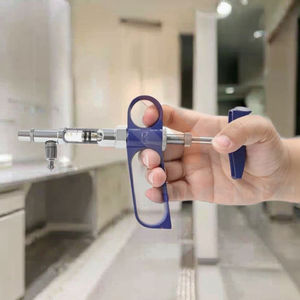 SurgiRight SI-NHF-0003 Seringue vétérinaire continue de type B pour porcs, 2 ml, dosage réglable, en acier inoxydable - Product Image 3