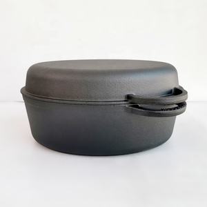 Grande marmite ovale en fonte de 8.3 L Cuisson du pain comme plat idéal pour la cuisson du pain ou de la <span class=keywords><strong>cocotte</strong></span> <span class=keywords><strong>Four</strong></span> hollandais - Product Image 6