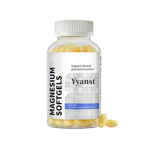 Cápsulas blandas de magnesio de alta calidad, marca privada, ODM, OEM, mejoran la calidad del sueño y apoyan la función muscular y articular. - Product Image 1