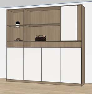 Luxury Modern MDF Wood <b>Filing</b> <b>Cabinets</b> Bookshelf-Multifunction Large Capacity for Home Bedroom Apartment Office Hospital Use - Product Image 4