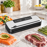 Machine de mise sous vide alimentaire domestique haute puissance 60Kpa, aspiration puissante, système de conservation et d'emballage automatique par évacuation d'air