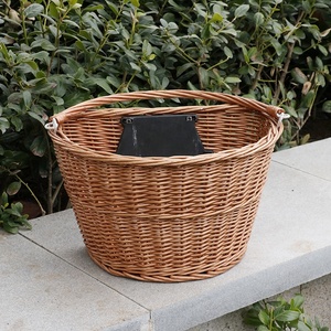 <span class=keywords><strong>Cestino</strong></span> per bicicletta anteriore per bicicletta di colore <span class=keywords><strong>bianco</strong></span> staffa a sgancio rapido <span class=keywords><strong>cestino</strong></span> per bicicletta in <span class=keywords><strong>vimini</strong></span> da donna - Product Image 4