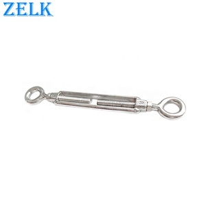 Turnbuckle ZELK <span class=keywords><strong>Rigging</strong></span> Screw, Baja Anti Karat AISI316/304 Poles Tinggi, Tipe Eropa, Mata Terbuka, Ukuran Imperial - Product Image 6