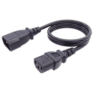 Universal <strong>Power</strong> Cord IEC C13 to C14 <strong>Power</strong> Cord 1.5m 1.8m 18AWG C13 C14 <strong>Power</strong> Extension <strong>Cable</strong> <strong>for</strong> PC Computer Monitor PDU <strong>LG</strong> <strong>TV</strong> - Product Image 3