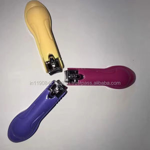 korean baby nail cutter 608safe with plastic cover handle catcher holder - Product Image 1