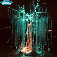 Lumières d'arbres artificiels d'extérieur Lampes d'arbre à fibre optique de haute qualité Éclairage à fibre optique LED Arbre de Noël
