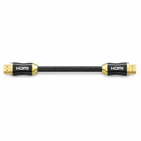 Câble 4K haute vitesse plaqué or 24 carats pour HDTV et ordinateur, gaine PVC, 60Hz 2160P 18Gbps