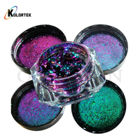 Holo graphische Laser pigment Chamäleon Lidschatten Nagel Make-up Glitter Flake