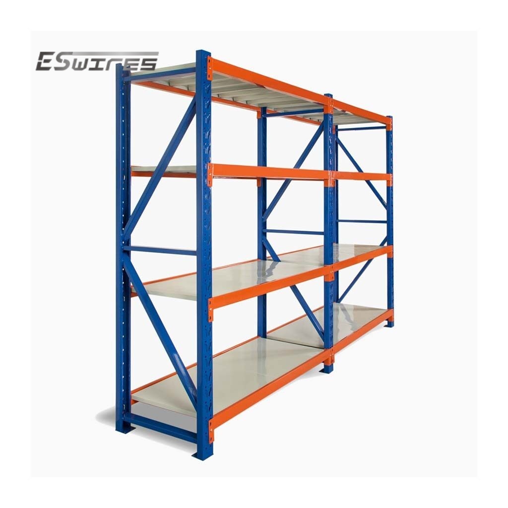 Medium Duty Steel Rack Adjustable Warehouse Storage Shelving Industrial Customized Vertical Layer Solution