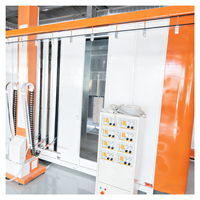 Cabine de peinture en poudre double poste pratique, approvisionnement direct usine, exportation au Moyen-Orient pour la pulvérisation de profilés métalliques