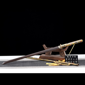 <span class=keywords><strong>ชุด</strong></span>ทองแดงล้วนดอกไม้บานสไตล์ยาวดาบไม้อันเก่าแก่สำหรับตกแต่งรอบๆภาพยนตร์และโทรทัศน์ผลิตในประเทศจีน - Product Image 3