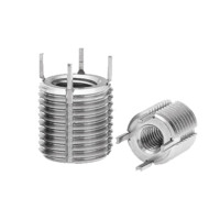 Stainless Steel 304 Inch Helical Recoil Wire Threaded Insert Sleeve Inserts 1/4 5/16 3/8 7/16 1/2 5/8 3/4 with Blue Color