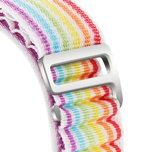 Metall anschluss No Gaps Alpine <span class=keywords><strong>Loop</strong></span> Straps für Huawei Fit4 Fit 4 Pro Sport Nylon Uhren armbänder für Huawei Watch Fit <span class=keywords><strong>3</strong></span> Zubehör - Product Image 3