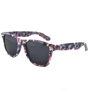 High Quality Wholesale Sunglass Transfer Print Flower Sunglasses