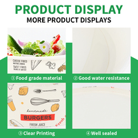 Vente en gros de boîtes d'emballage jetables pour restauration rapide à emporter cartons en papier kraft bol rond avec