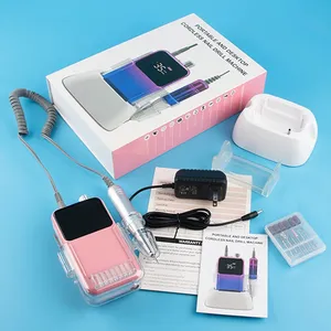 Taladro Eléctrico Profesional Recargable de 35000 RPM para Uñas, Bajo Ruido, USB, Plástico, Diamante, Gel, Pulidor de Esmalte de Uñas - Product Image 6