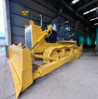 Bulldozer sur chenilles Shantui SD22 d'occasion haute performance, 22 tonnes, moteur et boîte de vitesses, modèle 2023, puissance 175 kW, capacité de bulldozing 6,5 m