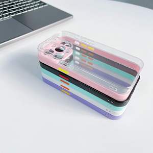 Coques de téléphone portable magnétiques antichoc en TPU+PC transparent coloré, design sportif, impression DIY pour 15 PRO MAX 14 13 12 - Product Image 4